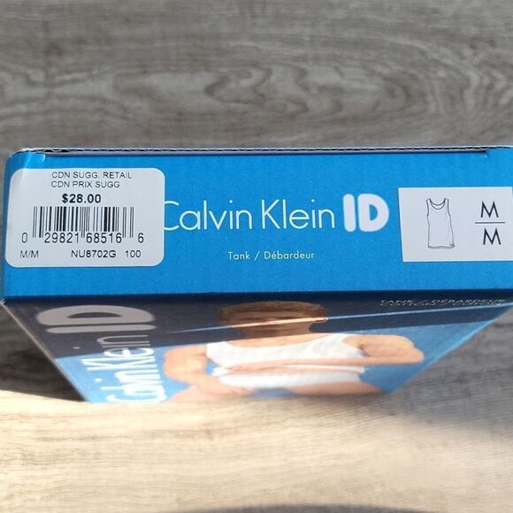 Calvin Klein Mens Medium White Tank - Picture 3 of 3